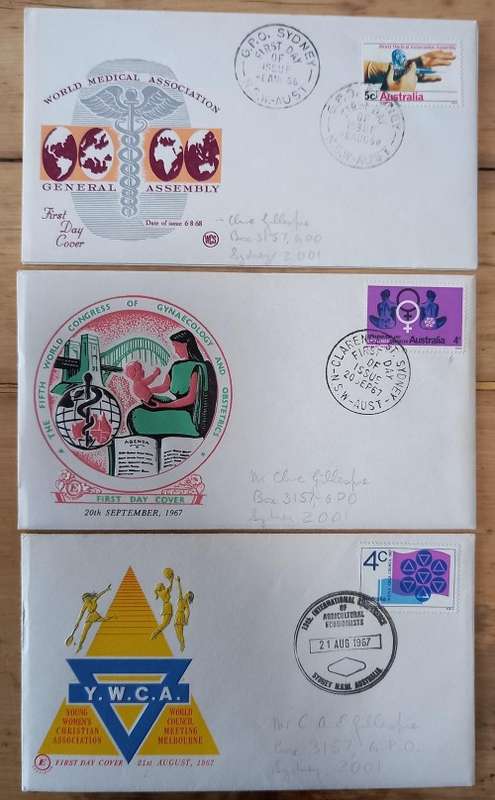 Australia lot of 18 FDCs 1967-1970