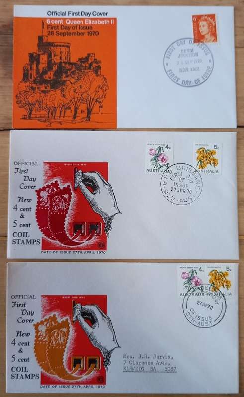 Australia lot of 18 FDCs 1967-1970