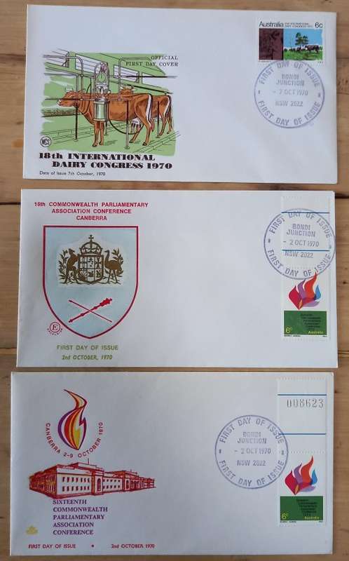 Australia lot of 18 FDCs 1967-1970