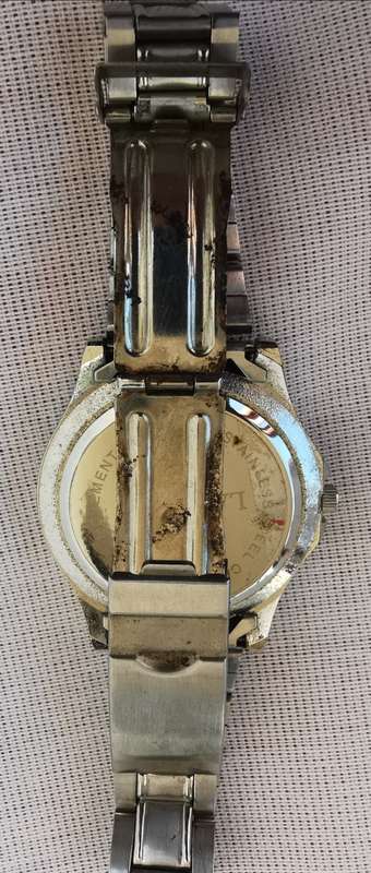 Laurent quartz watch with rotating bezel - Japanese movement - new battery, working