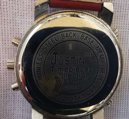 Men`s Justin watch with 3 dials - 3 new batteries, all working