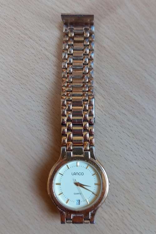 Vintage ladies Lanco quartz watch with adjustable strap - new battery, working