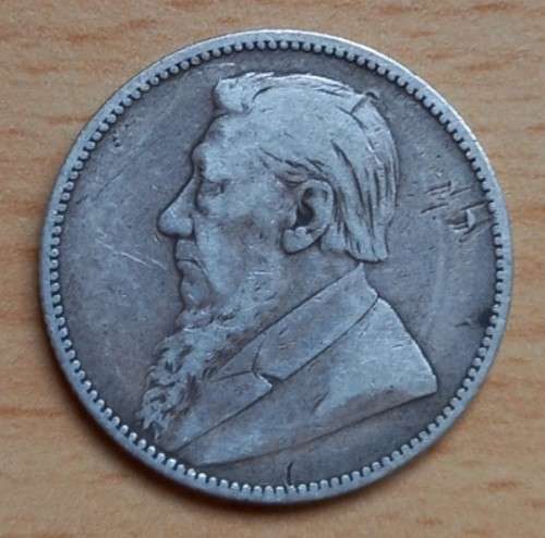 1894 ZAR silver 1 Shilling - good coin