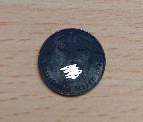 Germany Third Reich 1 Reichspfenning 1940J