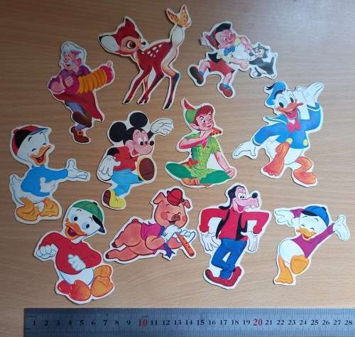 Vintage Texaco Caltex lot of 11 Disney collectible figures