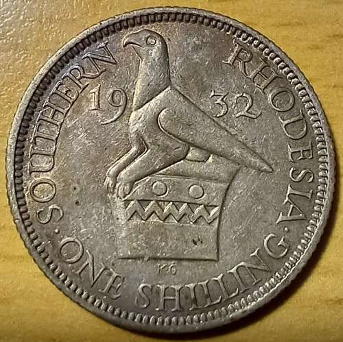 1932 Southern Rhodesia silver Shilling *excellent coin*