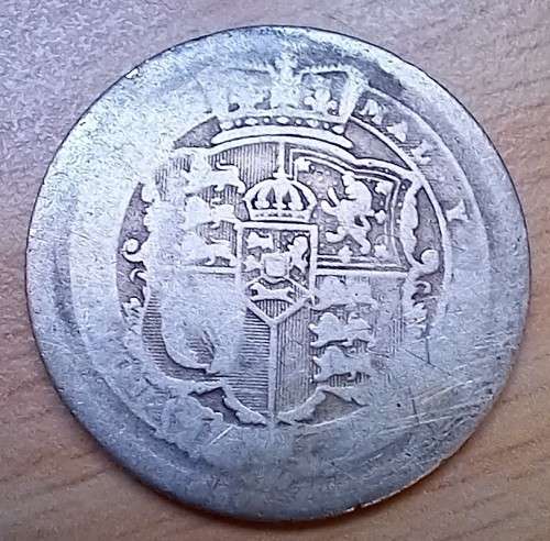 1817 Great Britain sterling silver shilling