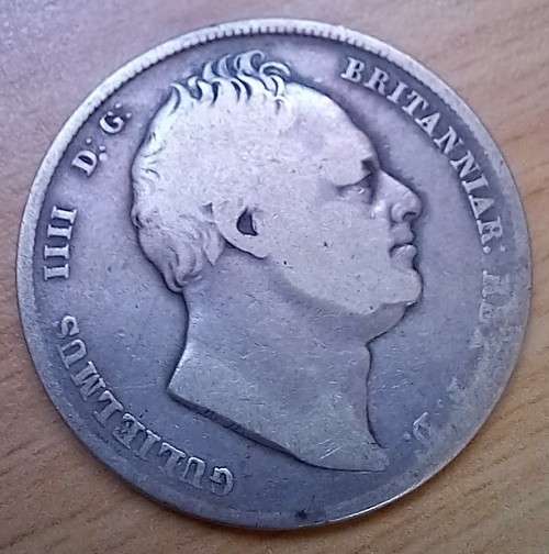 1836 Great Britain sterling silver 1/2 Crown