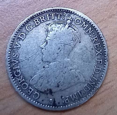 1918 Australia silver 3 Pence