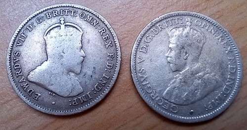 Australia 6 Pence 1910 & 1914