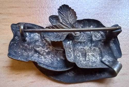 Pair of very old Mondsee Austria hiking badges