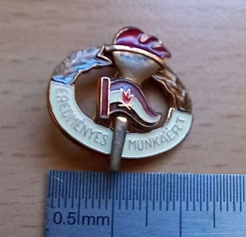 Lot of 3 Russian & 1 Hungarian vintage badges
