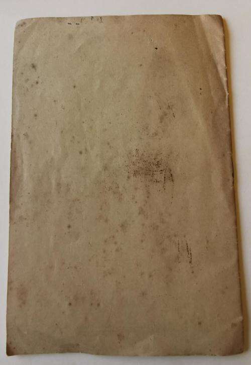 Very early Dutch Reformed Church membership acceptance booklet 1903