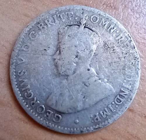 1912 Australia 3 Pence, silver