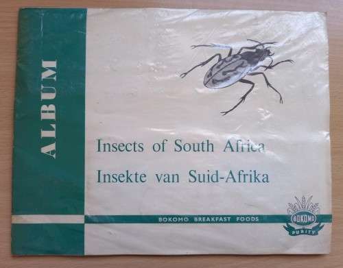 Vintage Bokomo sticker album: Insects of South Africa, complete