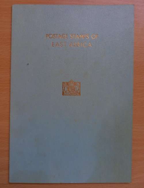Postage stamps of East Africa folder with 9 MH stamps of 1954 & 1958