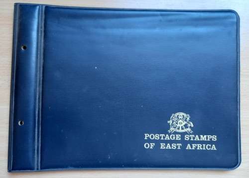 Postage stamps of East Africa folder with 9 MH stamps of 1954 & 1958