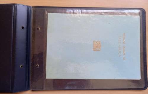 Postage stamps of East Africa folder with 9 MH stamps of 1954 & 1958