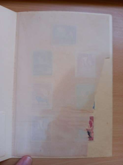 Postage stamps of East Africa folder with 9 MH stamps of 1954 & 1958