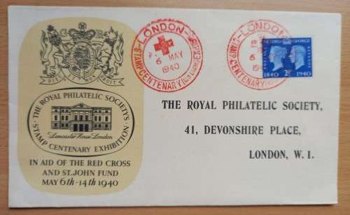 1940 Great Britain Royal Philatelic Society cover - CV $50