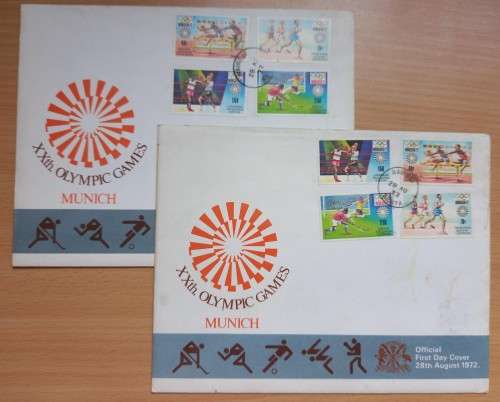 Kenya, Uganda & Tanganyika lot of 7 FDCs 1964-1972