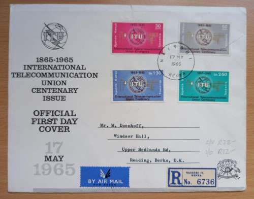 Kenya, Uganda & Tanganyika lot of 7 FDCs 1964-1972