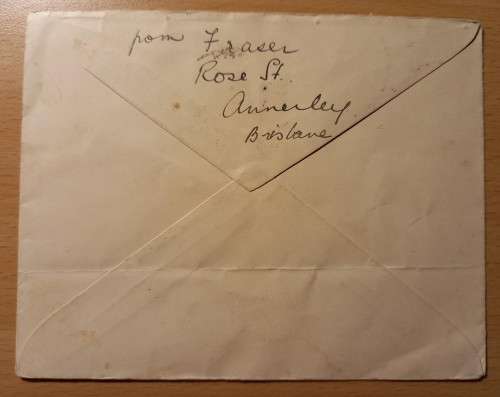 1937 Australia Brisbane FDC to South Africa