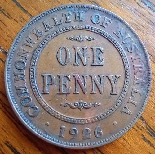 1926 Australia 1 Penny *rare