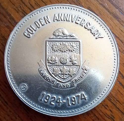 1974 Canada Oshawa $1 trade token