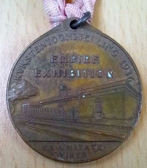 1936 Empire Exhibition Johannesburg medallion