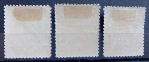 1931 New Guinea 1d, 1 1/2d & 2d MH stamps, CV $20