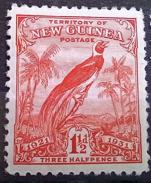 1931 New Guinea 1d, 1 1/2d & 2d MH stamps, CV $20