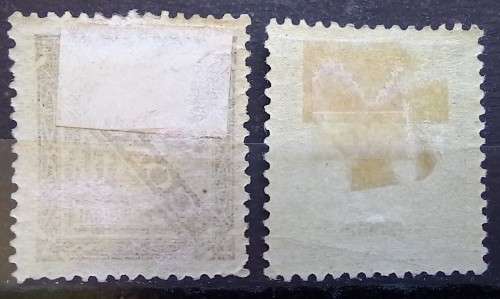 Portugese Congo 1894 & 1898 2 1/2 Reis stamps MH