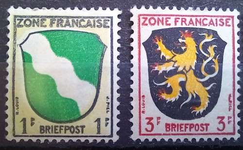 1945 Germany French Zone 8 stamps