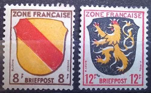 1945 Germany French Zone 8 stamps