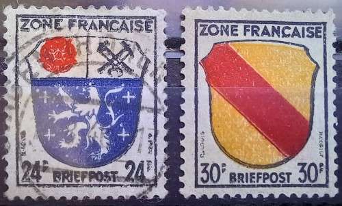 1945 Germany French Zone 8 stamps