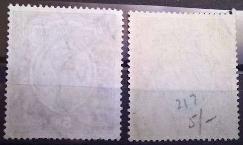 1912 India George V 5 & 10 Rupees, used