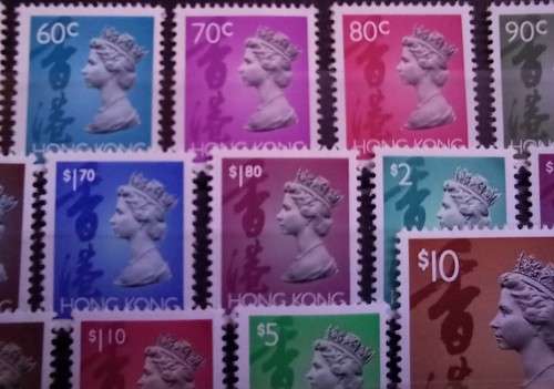 Hong Kong 1992 & 1993 Queen Elizabeth II set of 20 MNH stamps, CV $60