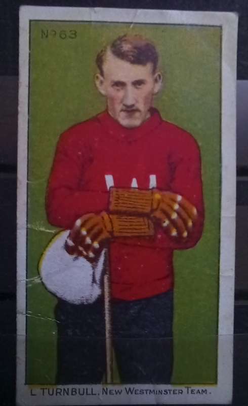 1910 Lacrosse trade card L. Turnbull #63