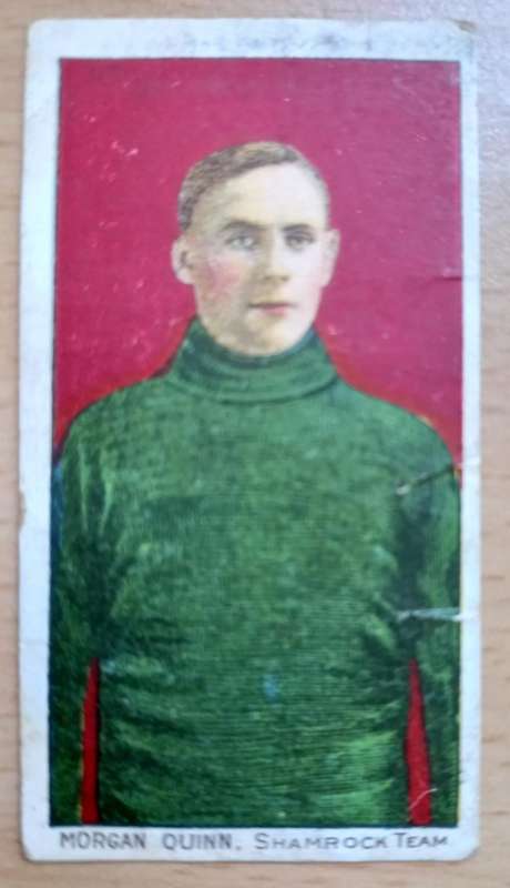 1910 Lacrosse trade card M Quinn #10
