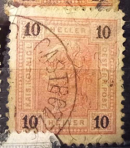 Austria 1900 to 1901 lot of 8 used Heller stamps