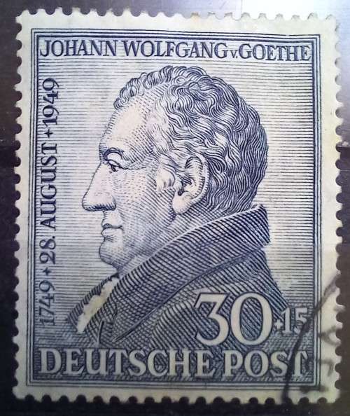 1949 Germany British American Zone 30+15Pf, used