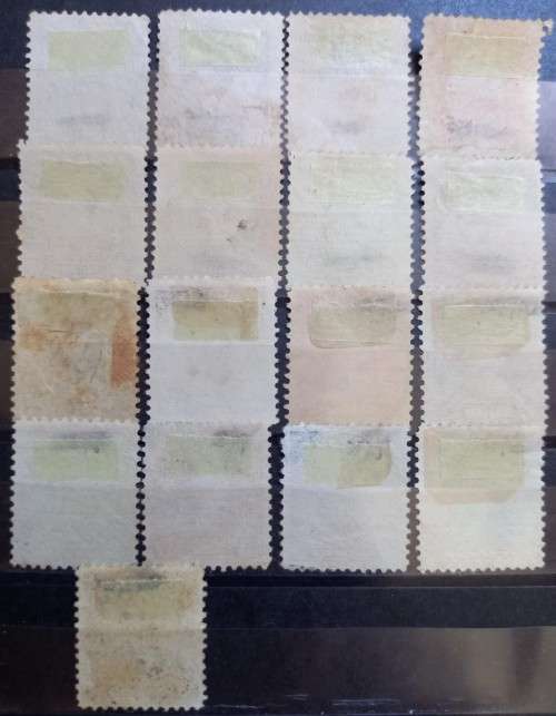 Brazil 1906 to 1913 personalities used lot of 17