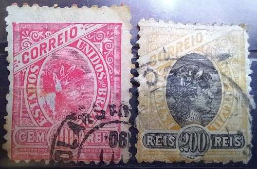 Brazil 1894 to 1905 Bay of Rio de Janeiro 11 used 10 to 1000 Reis