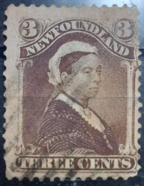 Newfoundland lot of 3 used 3c stamps 1887 to 1897
