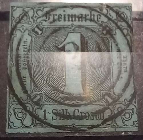 1852 Germany Thurn & Taxis 1Sgr used