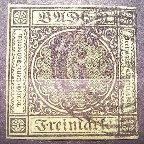 1951 Germany Baden 6 Kreuzer used