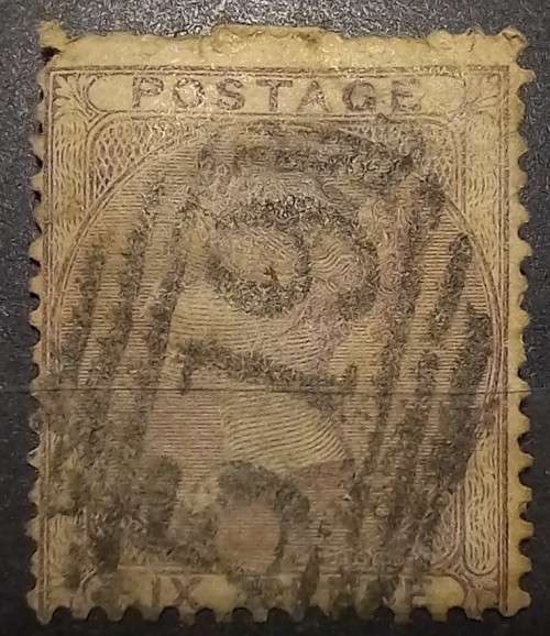 1856 Great Britain 6 Pence used