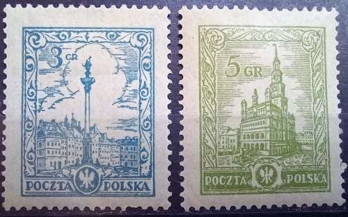 1925 Poland full set of 11 MH buildings