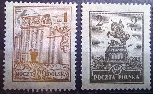 1925 Poland full set of 11 MH buildings